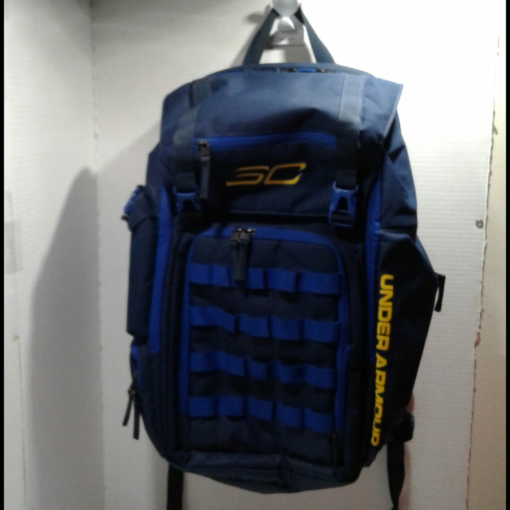 UnderArmour Steph Curry Blue/ Blk Backpack 1262140